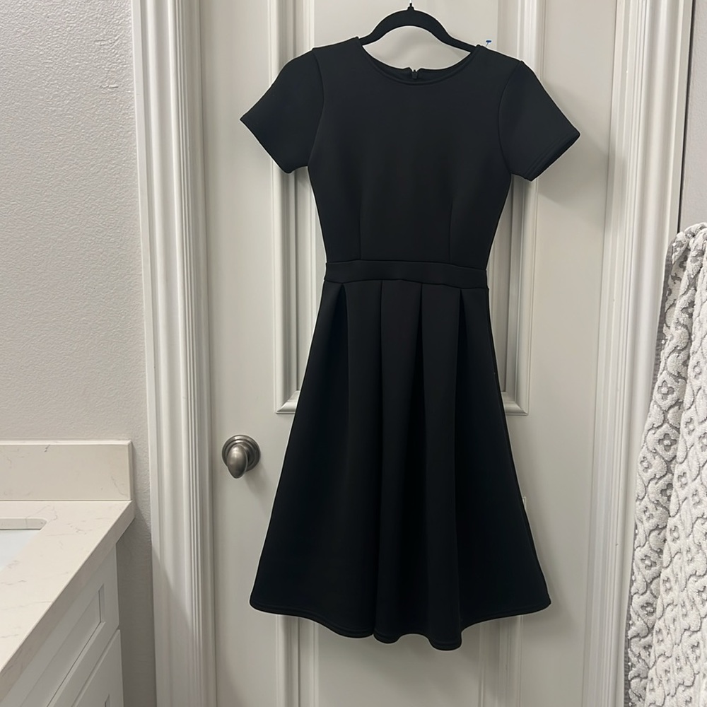 ASOS midi black dress